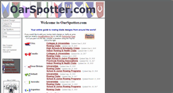 Desktop Screenshot of oarspotter.com